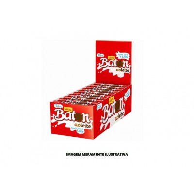 CHOCOLATE - GAROTO - 16g BATON AO LEITE - DP30